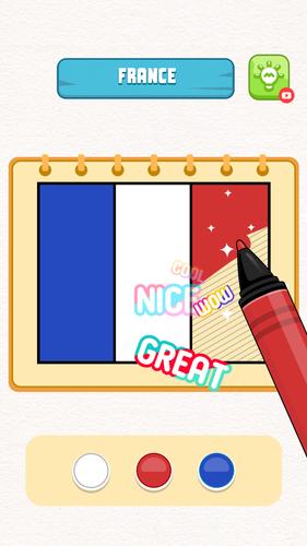 Flag Painting Puzzle スクリーンショット 3