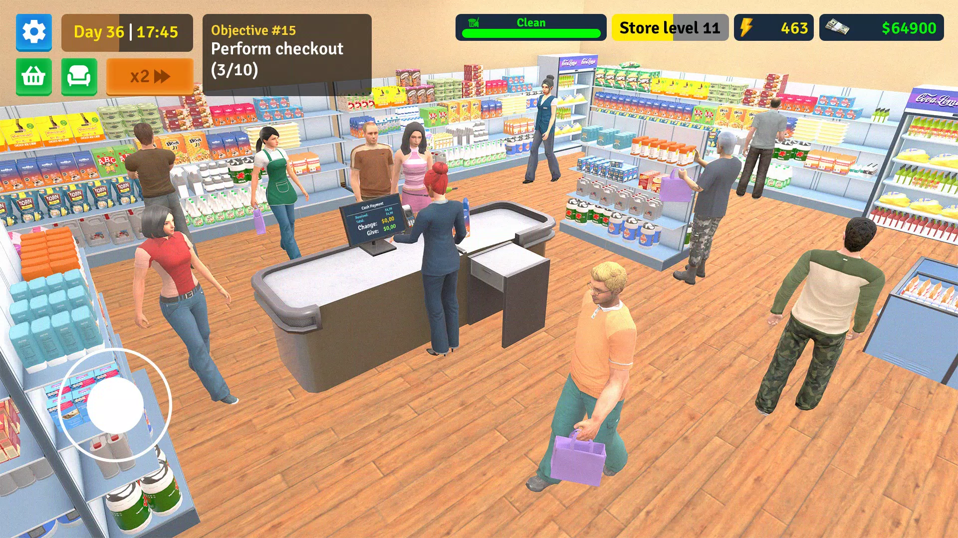 Supermarket Simulator Store Captura de tela 1