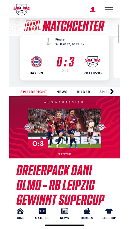 RB Leipzig Captura de tela 0