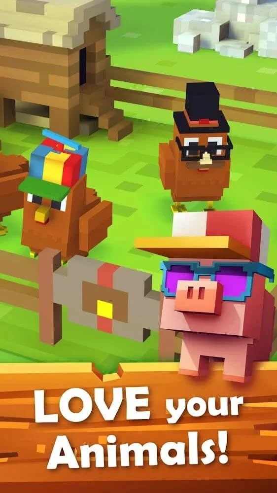 Blocky Farm Schermafbeelding 1