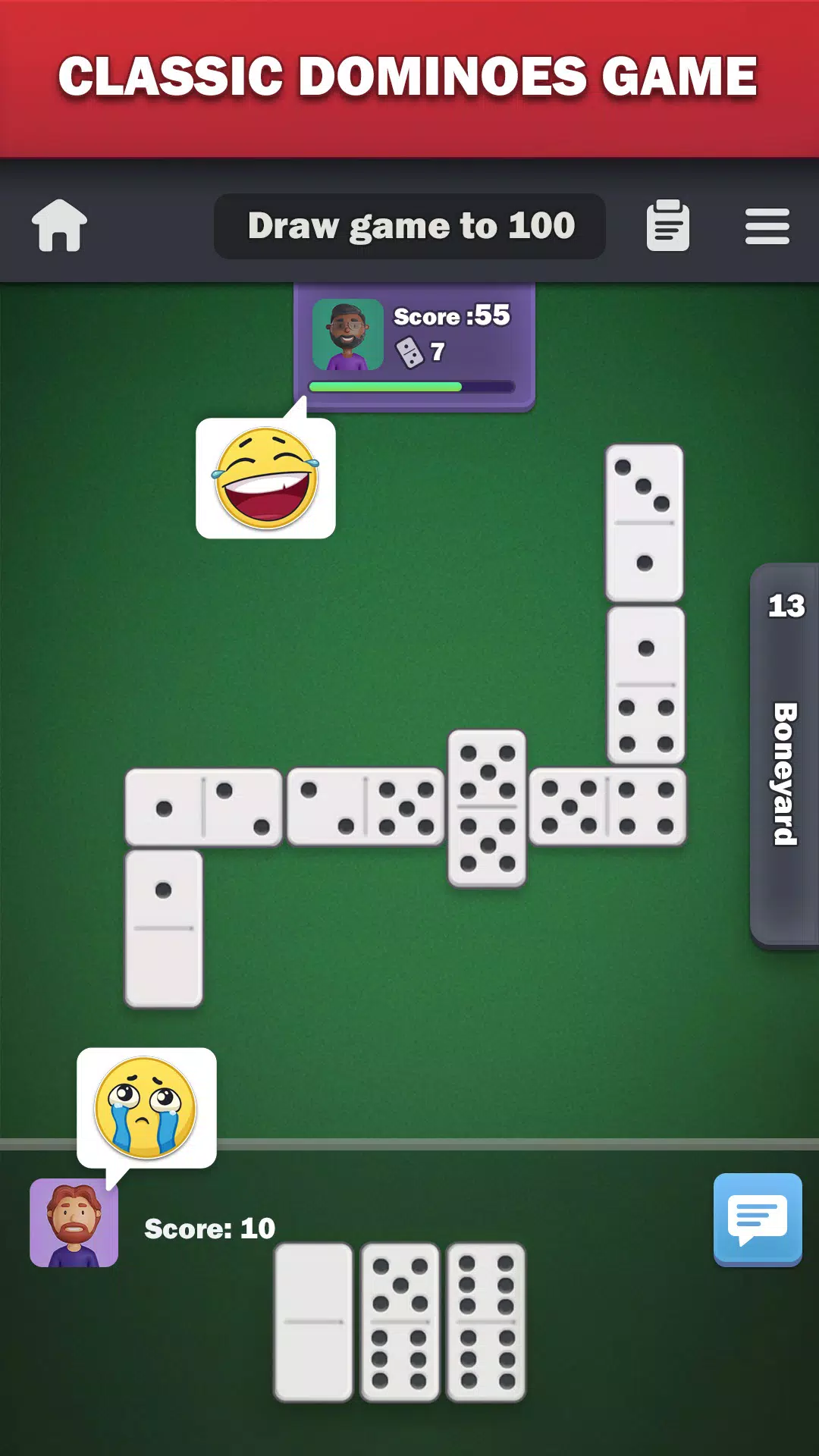 Dominoes online - play Domino! ภาพหน้าจอ 0