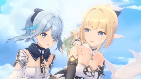 Der Hauptcharakter von Azur Promilia und Symphoria im Flug