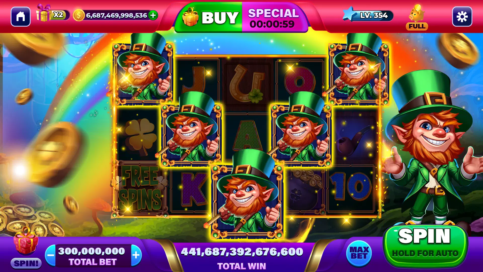 Clover Slots Epic Casino Games Tangkapan skrin 0