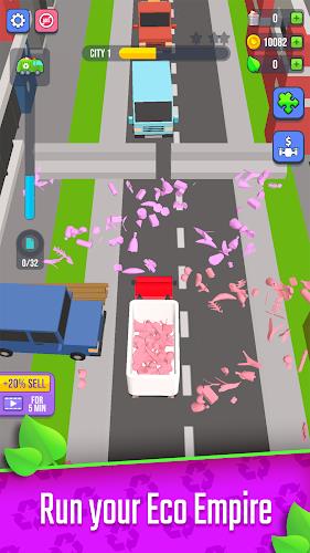 Garbage Truck City Tycoon 스크린샷 1