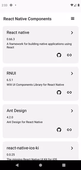 Expo & React Native components Скриншот 0