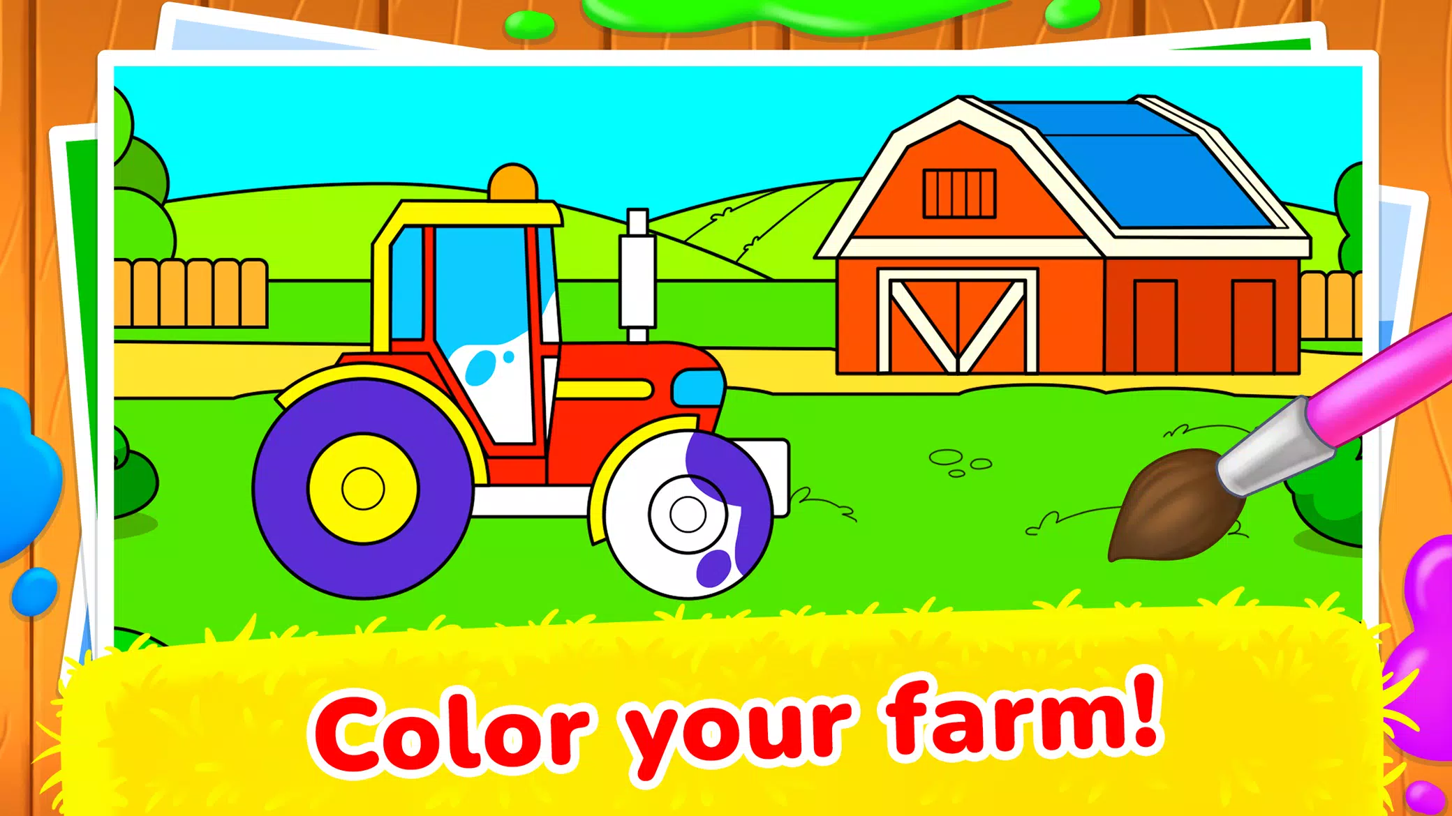 Animal game! Kids little farm! Скриншот 3