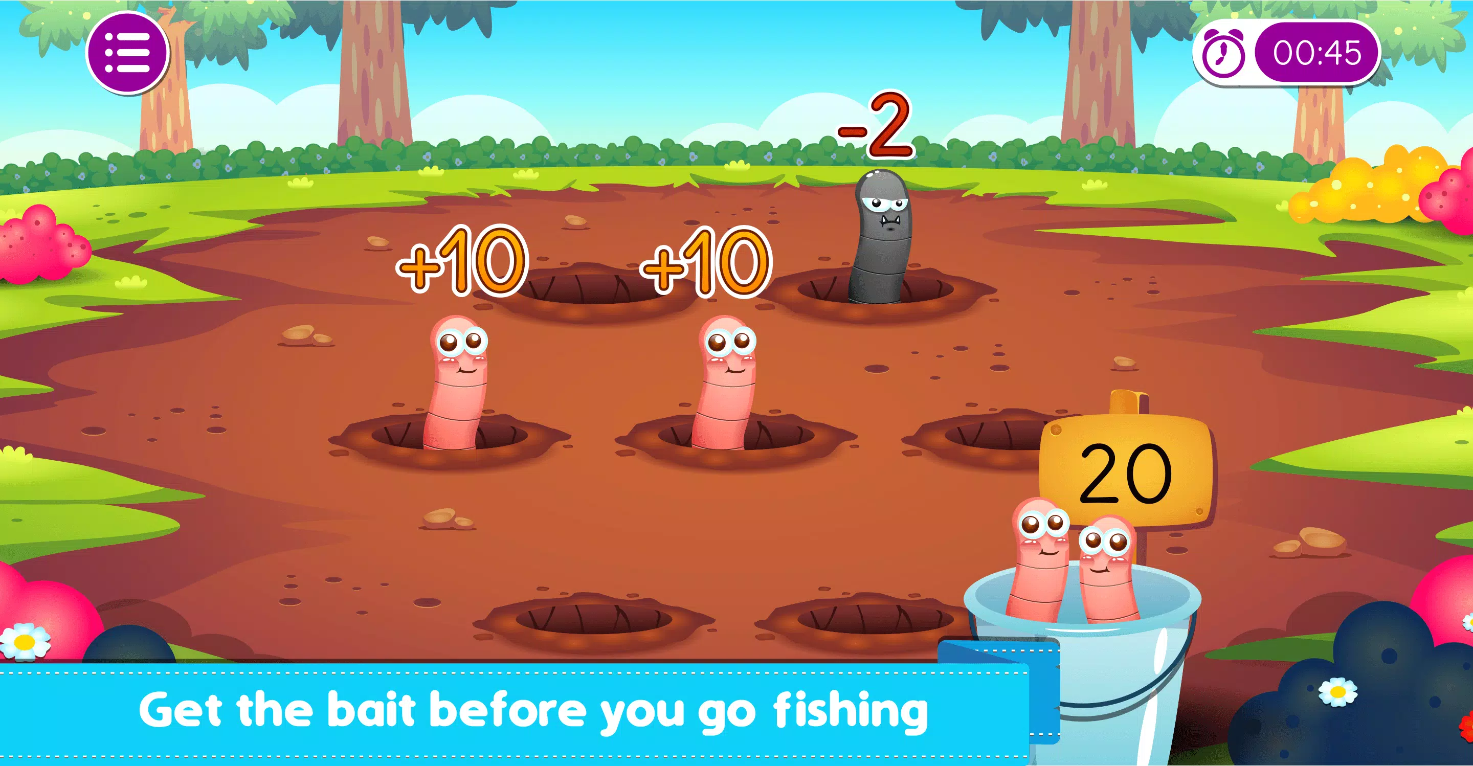 Marbel Fishing - Kids Games Zrzut ekranu 1