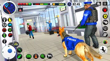 US Police Dog Games : Airport Crime Police Games Screenshot 1