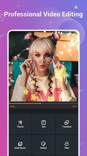 Clipvue Video Maker 動画編集＆動画加工 スクリーンショット 0