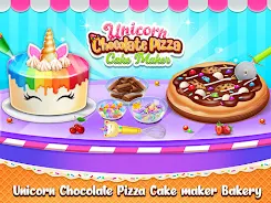 Sweet unicorn cake bakery chef应用截图第0张