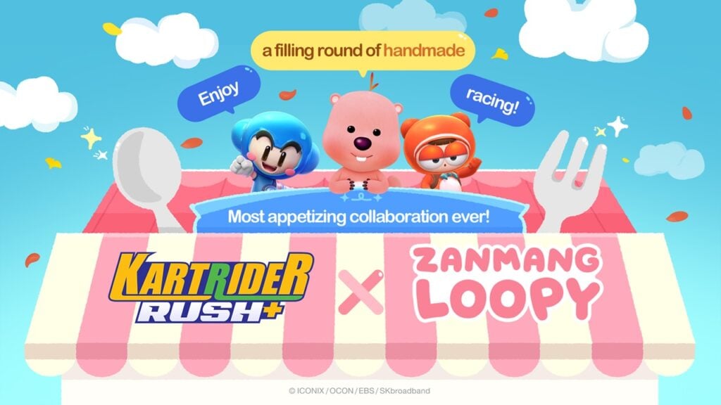 Ang Kartrider Rush+ X Zanmang Loopy ay isang masayang pag -collab na may mga bagong karts at 45 bagong mga item!