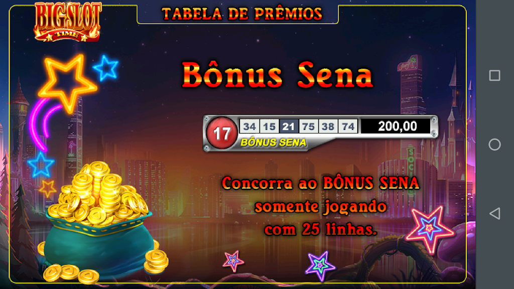 Big Slot Fortune Caça Níquel Screenshot 2