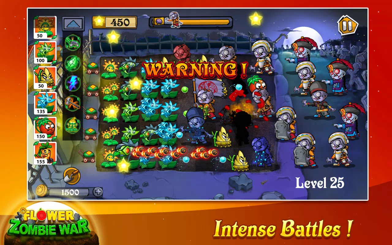 Flower Zombie War Screenshot 2