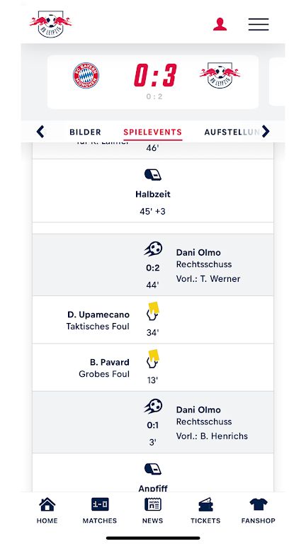 RB Leipzig Tangkapan skrin 2