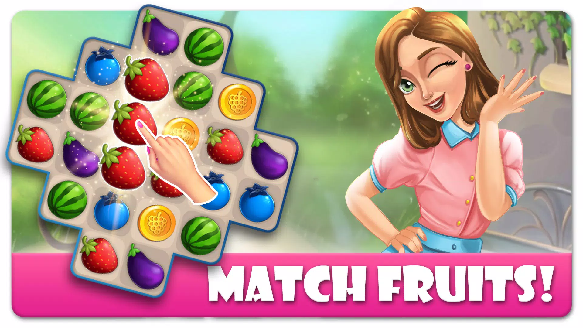 Anna's Garden: Match 3 Games Ekran Görüntüsü 0