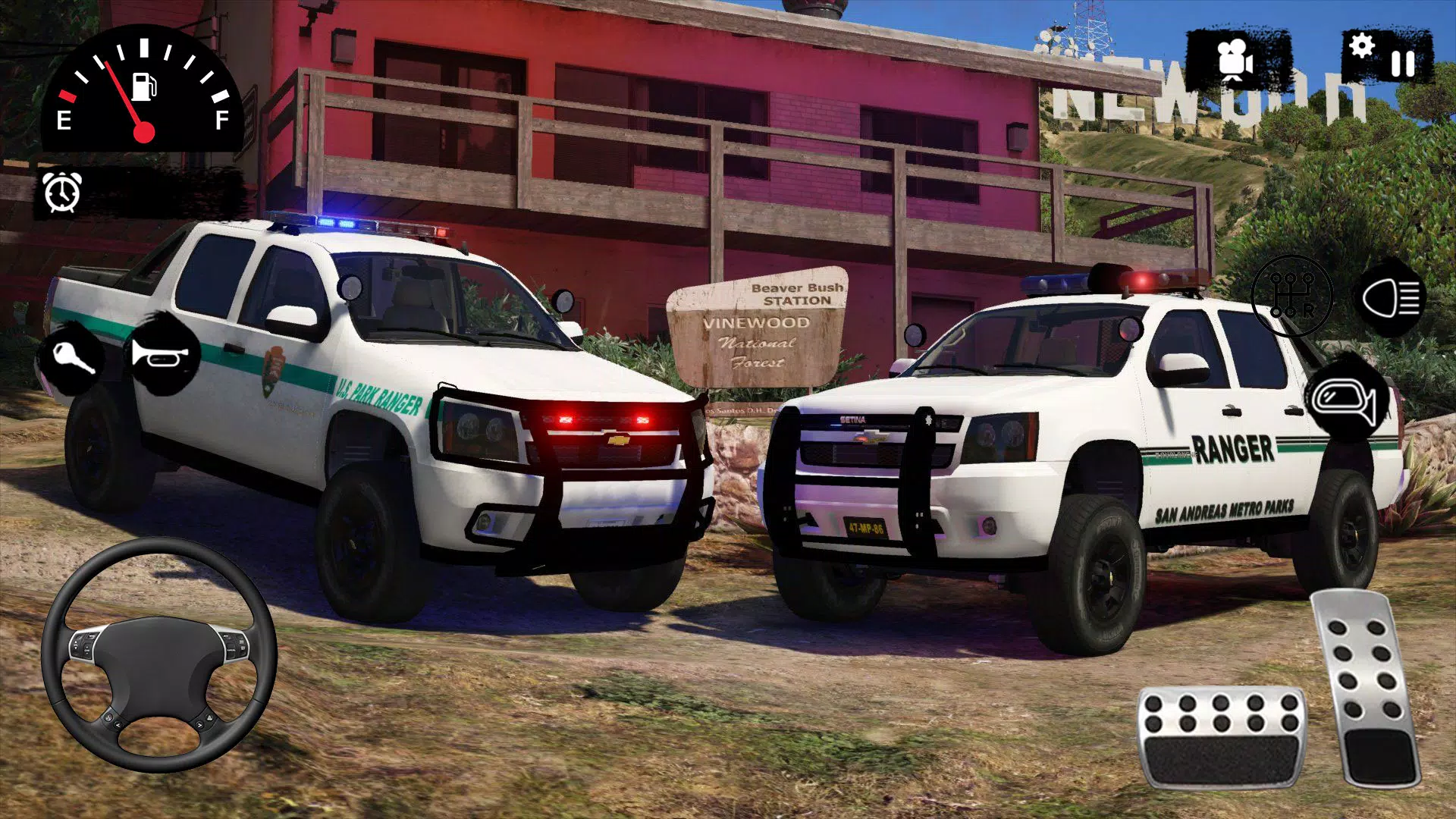 Offroad Police Truck Drive 3D應用截圖第2張