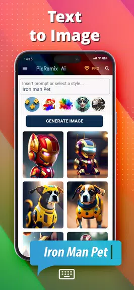 PicRemix AI Art & Avatars スクリーンショット 2