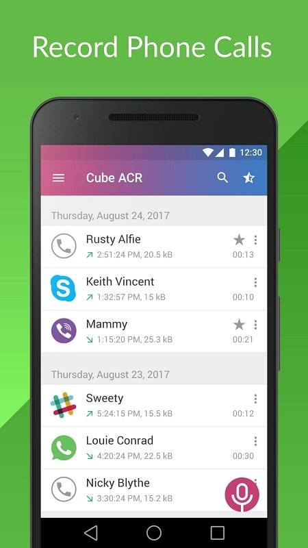 Call Recorder - Cube ACR Screenshot 2