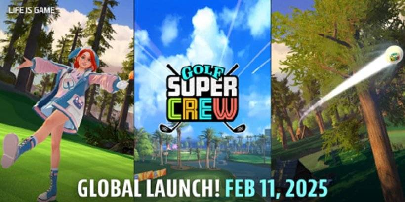 Golf Super Crew adalah simulator golf seterusnya yang akan datang di telefon bimbit dengan bakat arked berwarna-warni