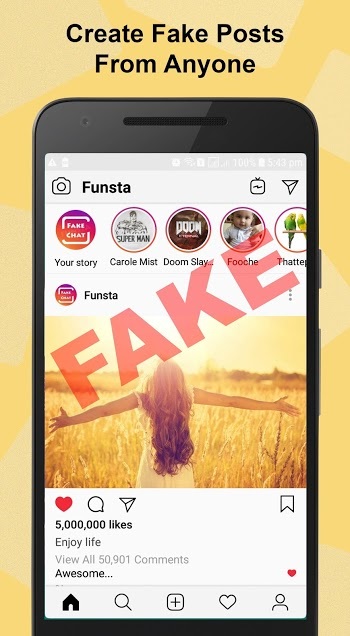 Funsta - Post and Direct Prank应用截图第1张