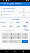 Electricity Cost Calculator Capture d'écran 0