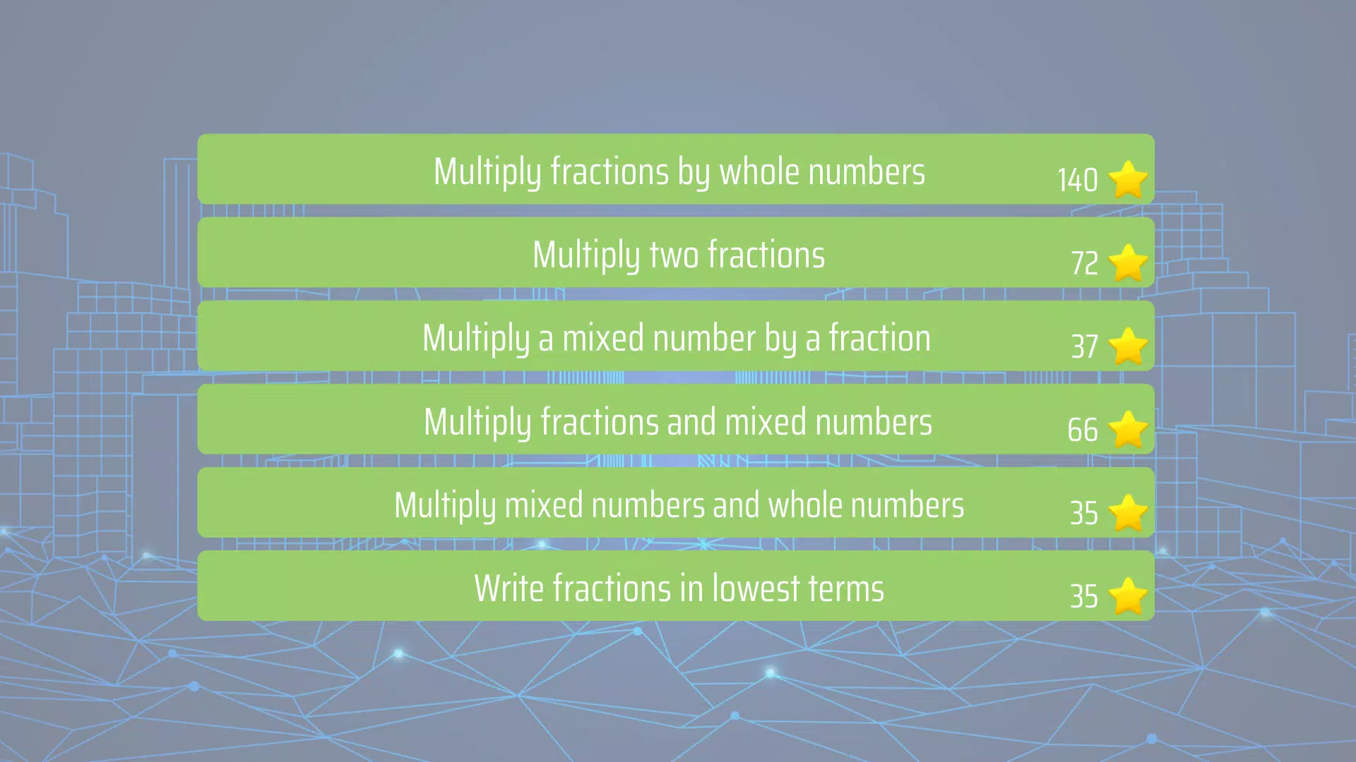 Multiplying Fractions स्क्रीनशॉट 0