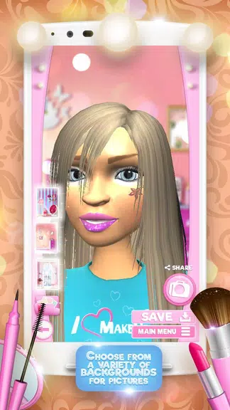 3D Makeup Games For Girls 스크린샷 2
