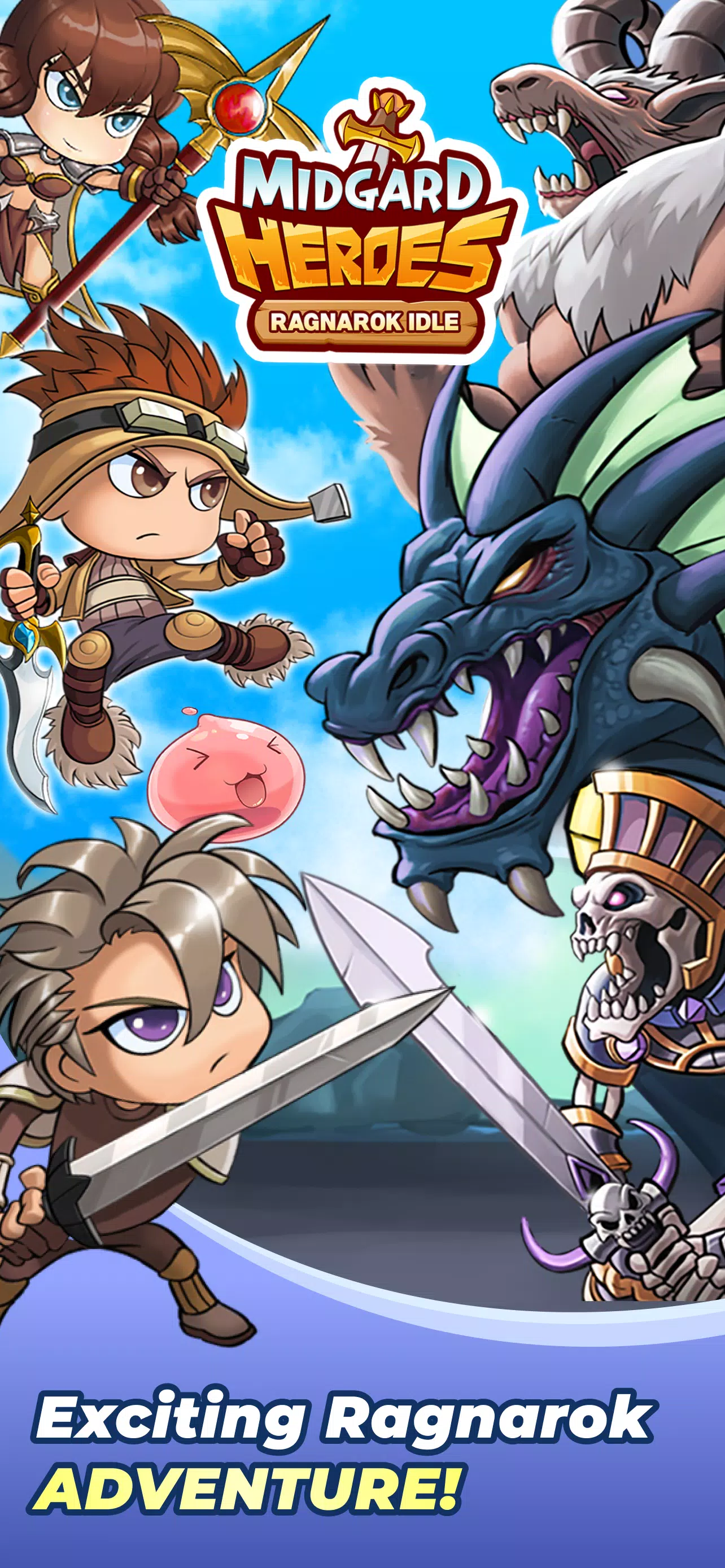 Midgard Heroes: Ragnarok Idle 스크린샷 0