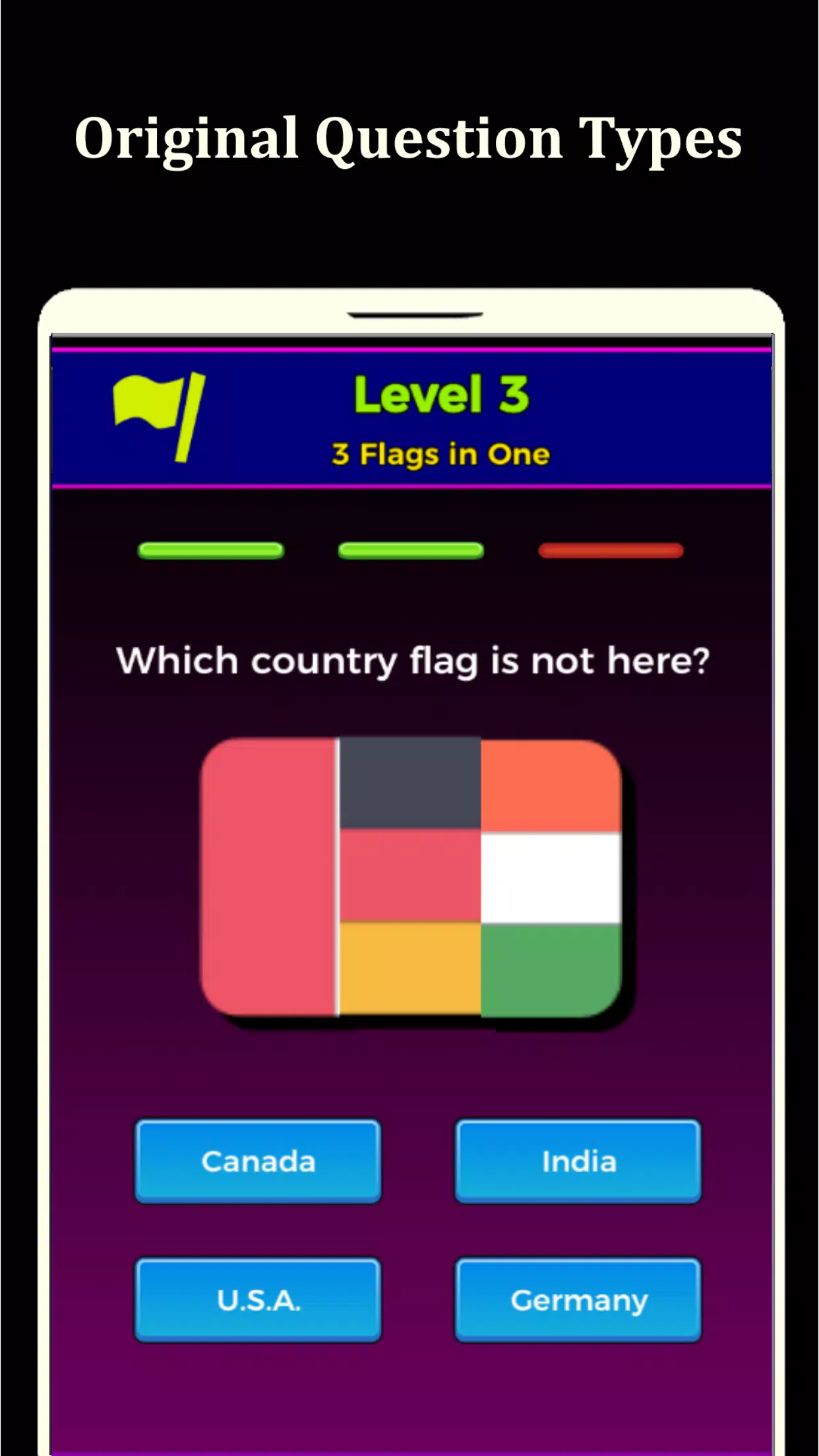 World Flags Quiz Game Скриншот 0