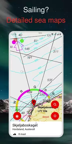 Mapa de Noruega Captura de pantalla 1