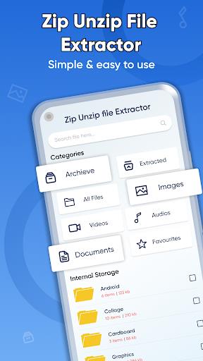 Zip File Reader 7zip Extractor Screenshot 0