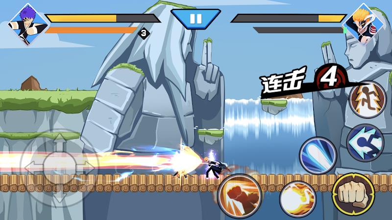 Stickman Ninja Warriors Fight Tangkapan skrin 2