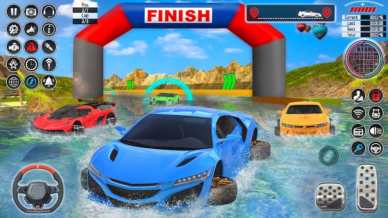 Water Car Racing 3d: Car Games Ekran Görüntüsü 3