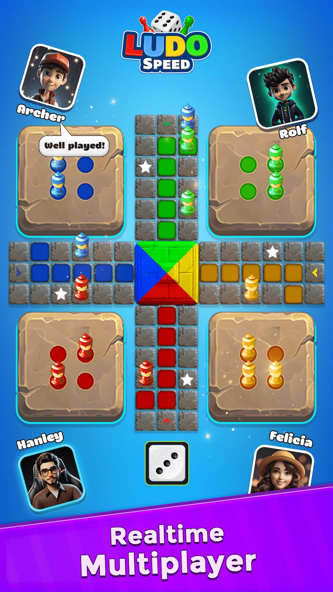 Ludo Speed - Dice Game Fun! Capture d'écran 1