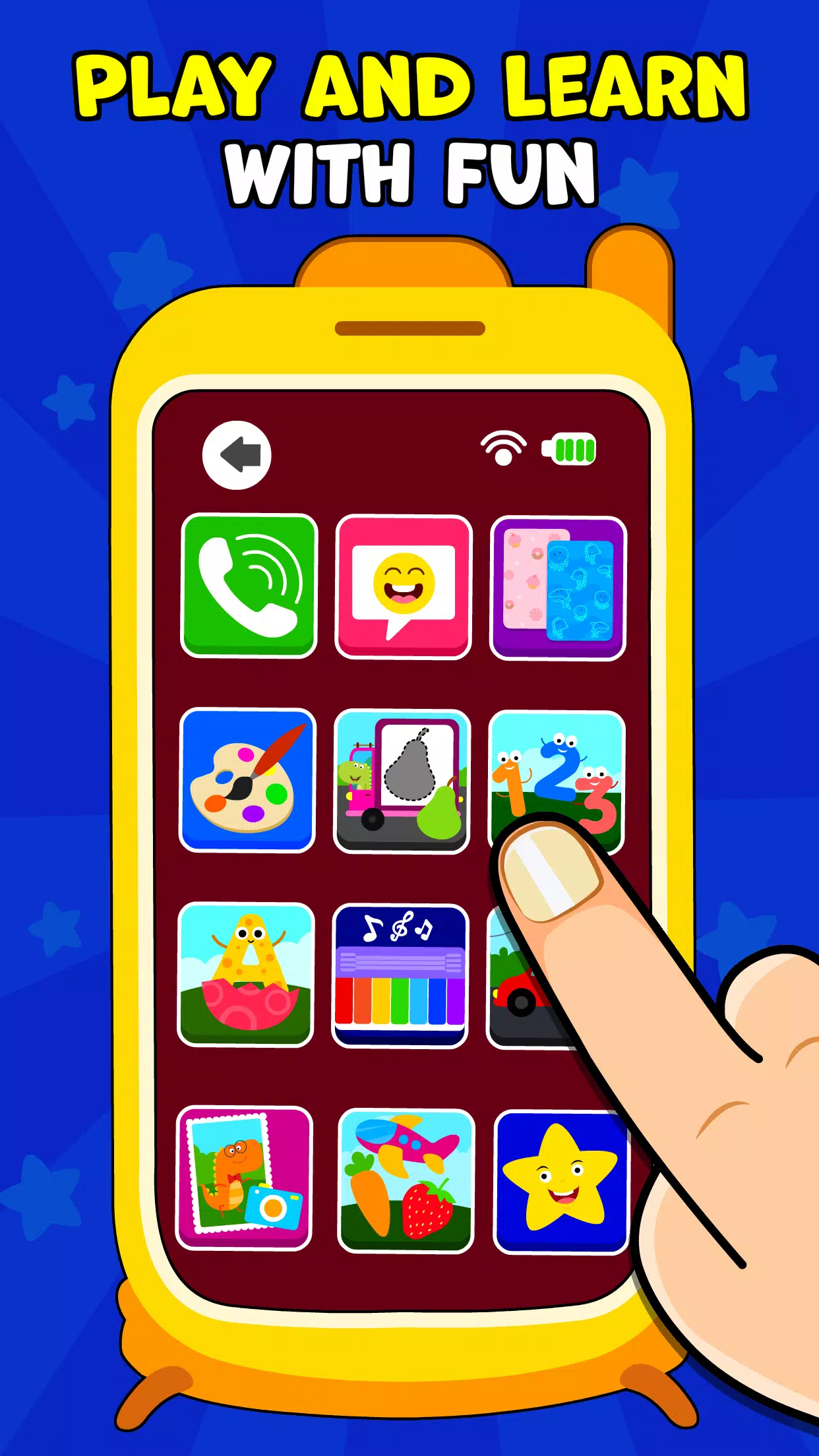 Baby Games: Phone For Kids App ဖန်သားပြင်ဓာတ်ပုံ 0