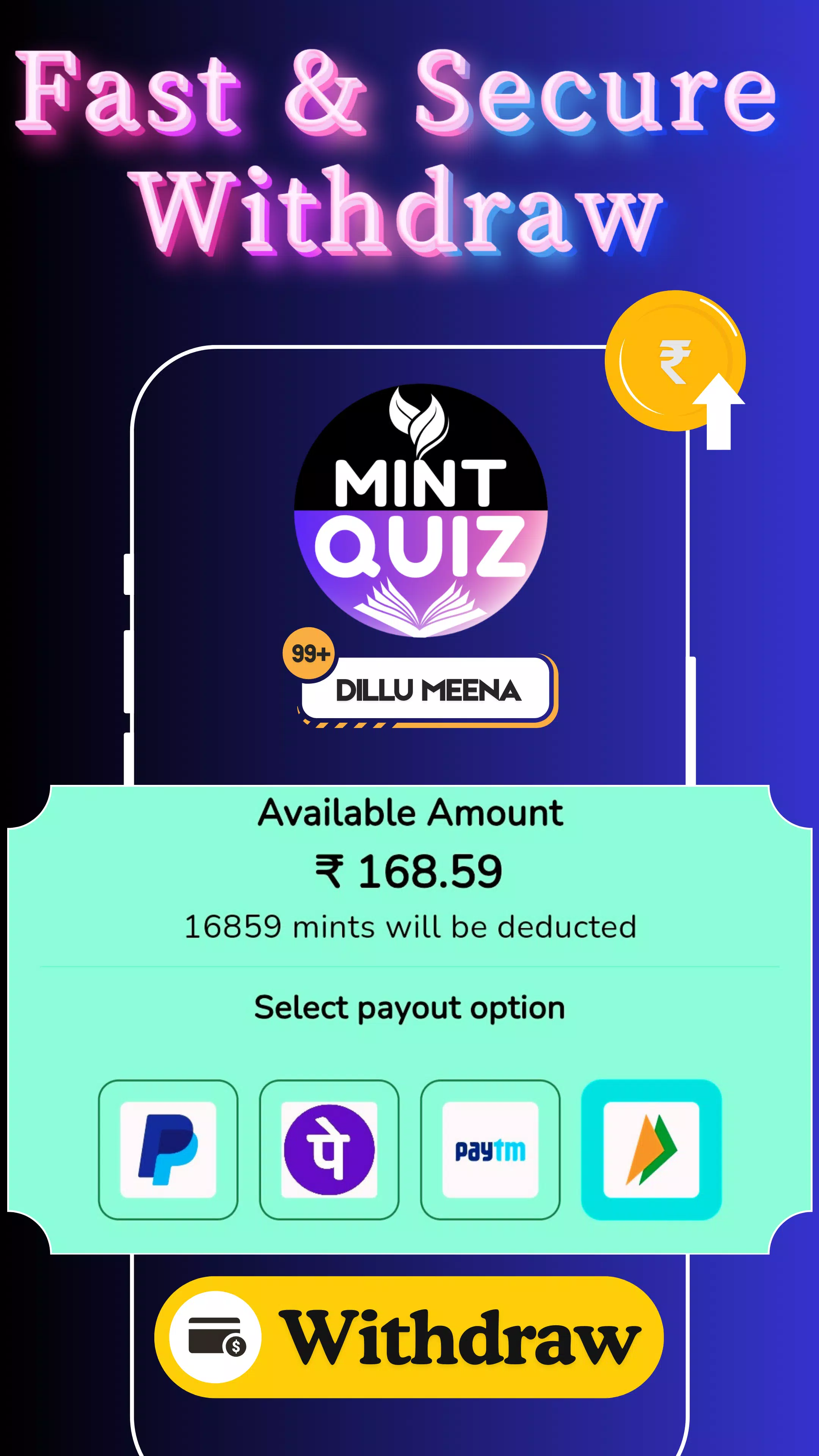 Earning App: Mint Quiz Ekran Görüntüsü 3