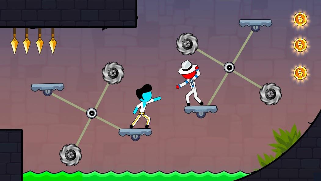 Stick Red boy and Blue girl Screenshot 2