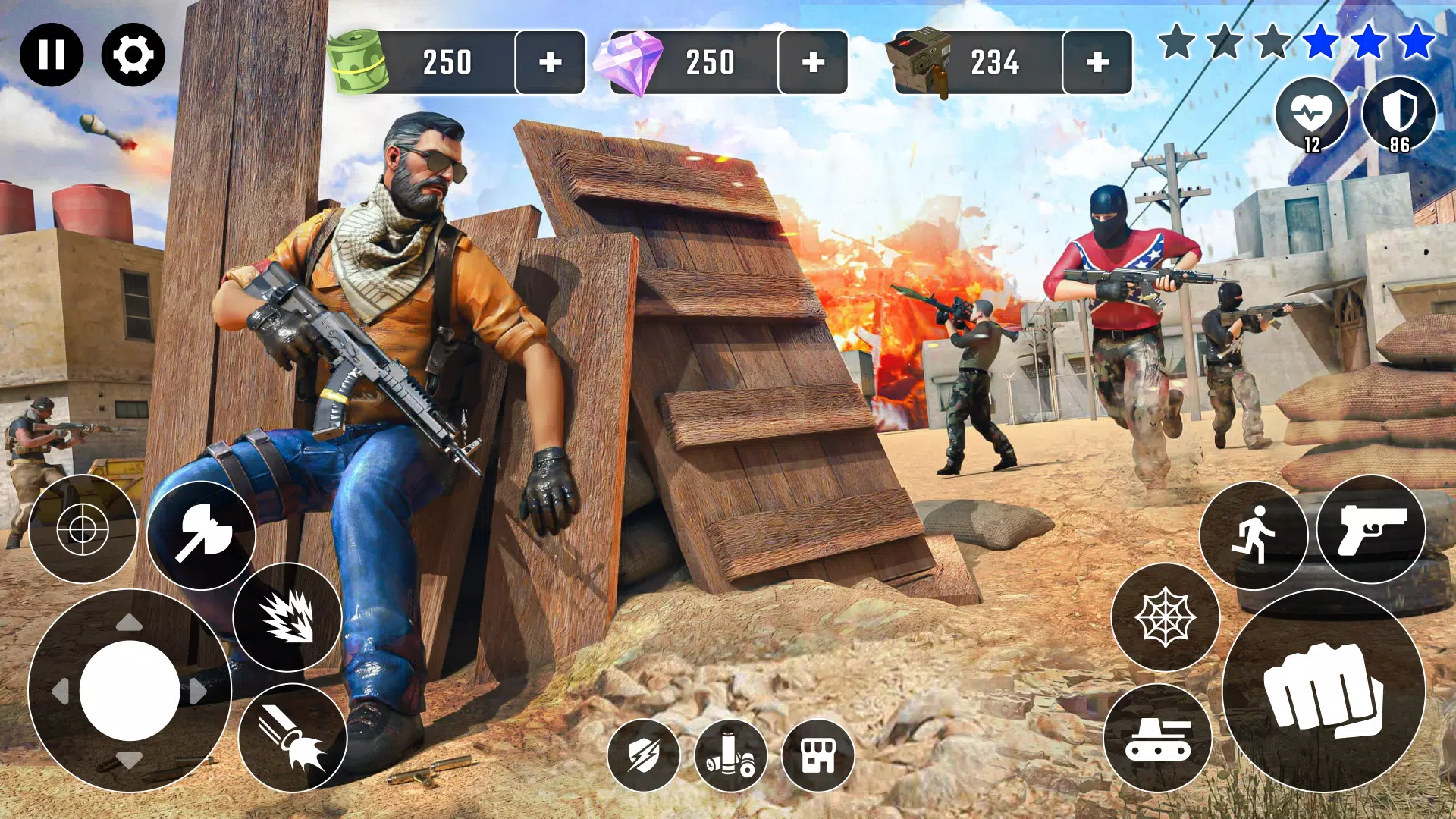 FPS Online Strike Gun Games スクリーンショット 1