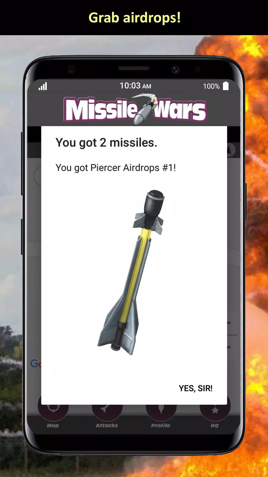 Missile Wars Capture d'écran 0