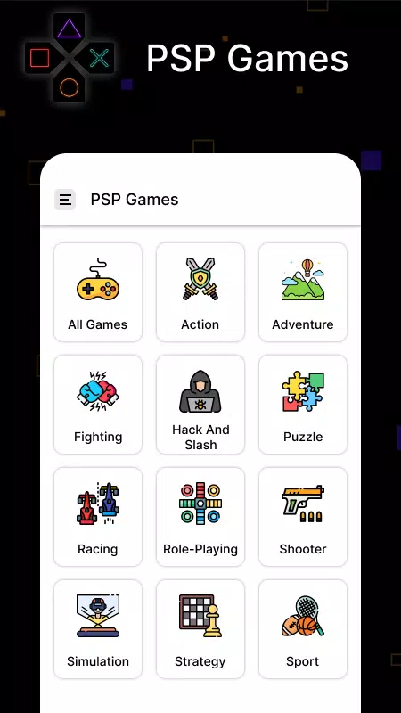 PSP Games Downloader ภาพหน้าจอ 0