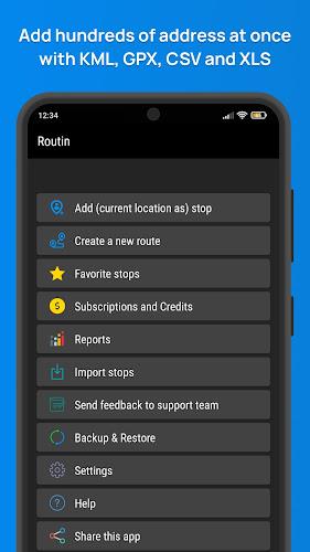 Routin Smart Route Planner স্ক্রিনশট 0