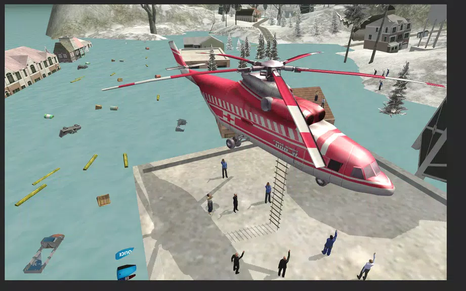 Helicopter Hill Rescue ภาพหน้าจอ 3