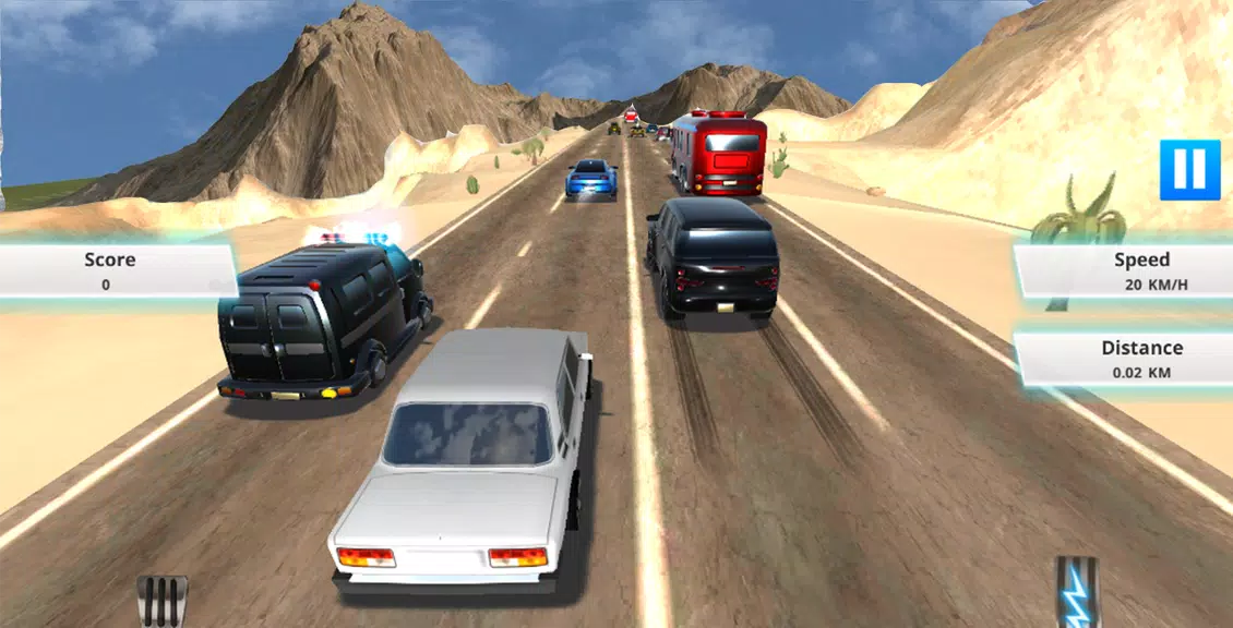 Traffic Rider : Car Race Game Captura de tela 0