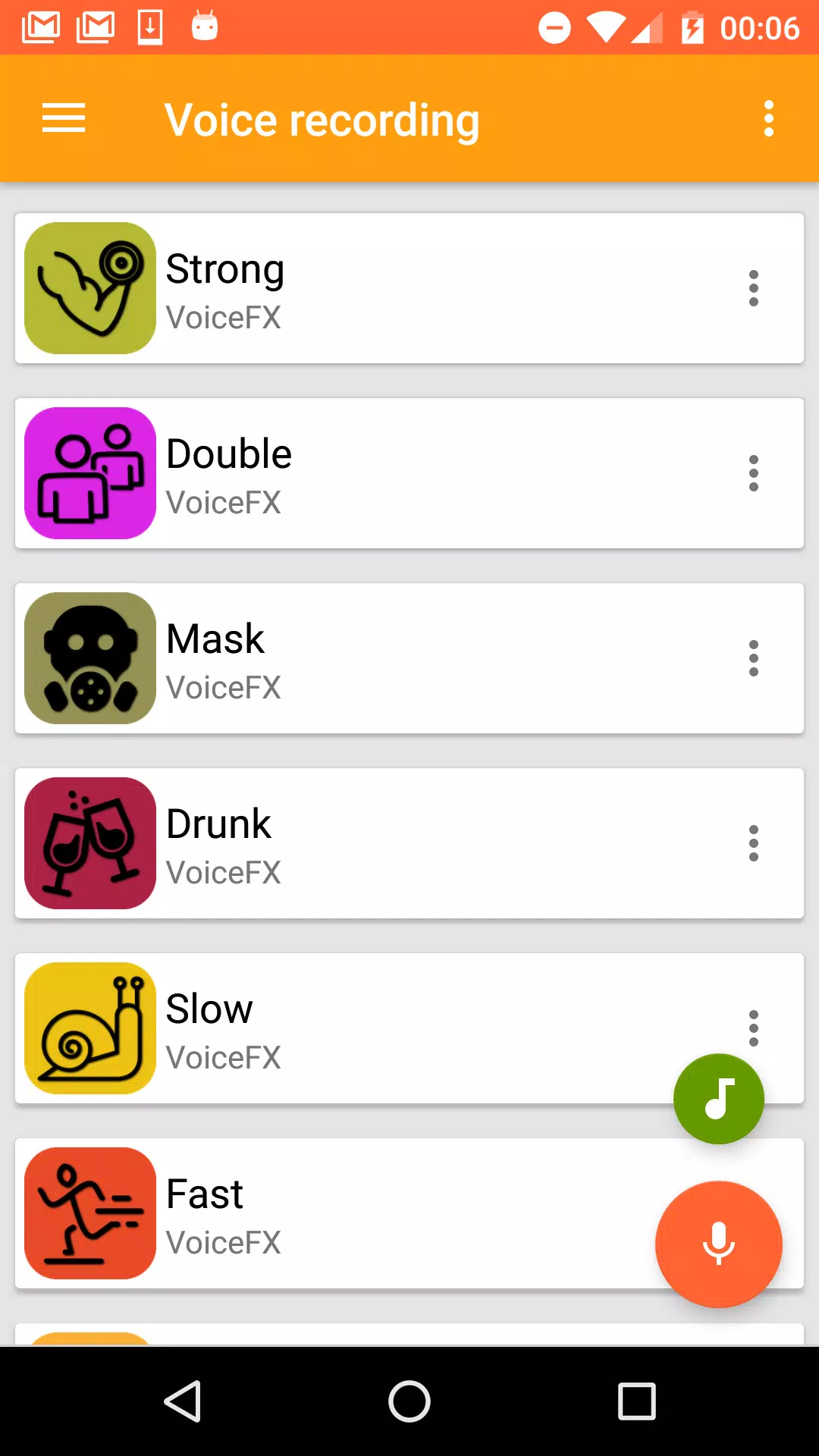 VoiceFX - Voice Changer with v Screenshot 3