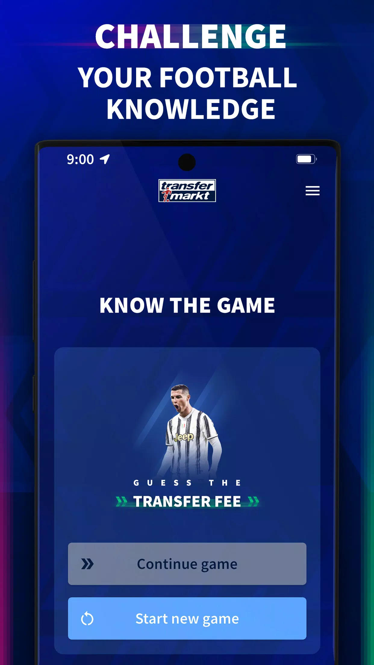 Transfermarkt: Football Quiz Captura de pantalla 0