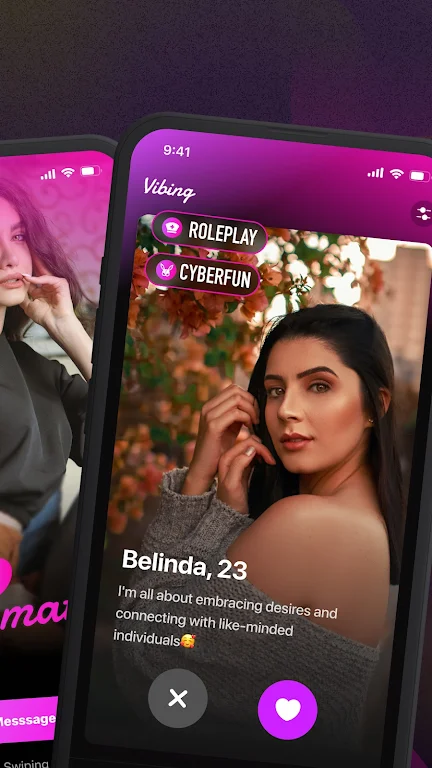 Vibing Dating: Meet, Flirt App Screenshot 1