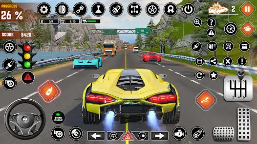 GT Car Racing Game Offline Ekran Görüntüsü 2