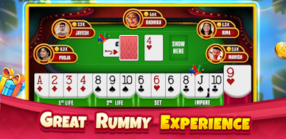 Indian Rummy Offline Card Game Captura de tela 0