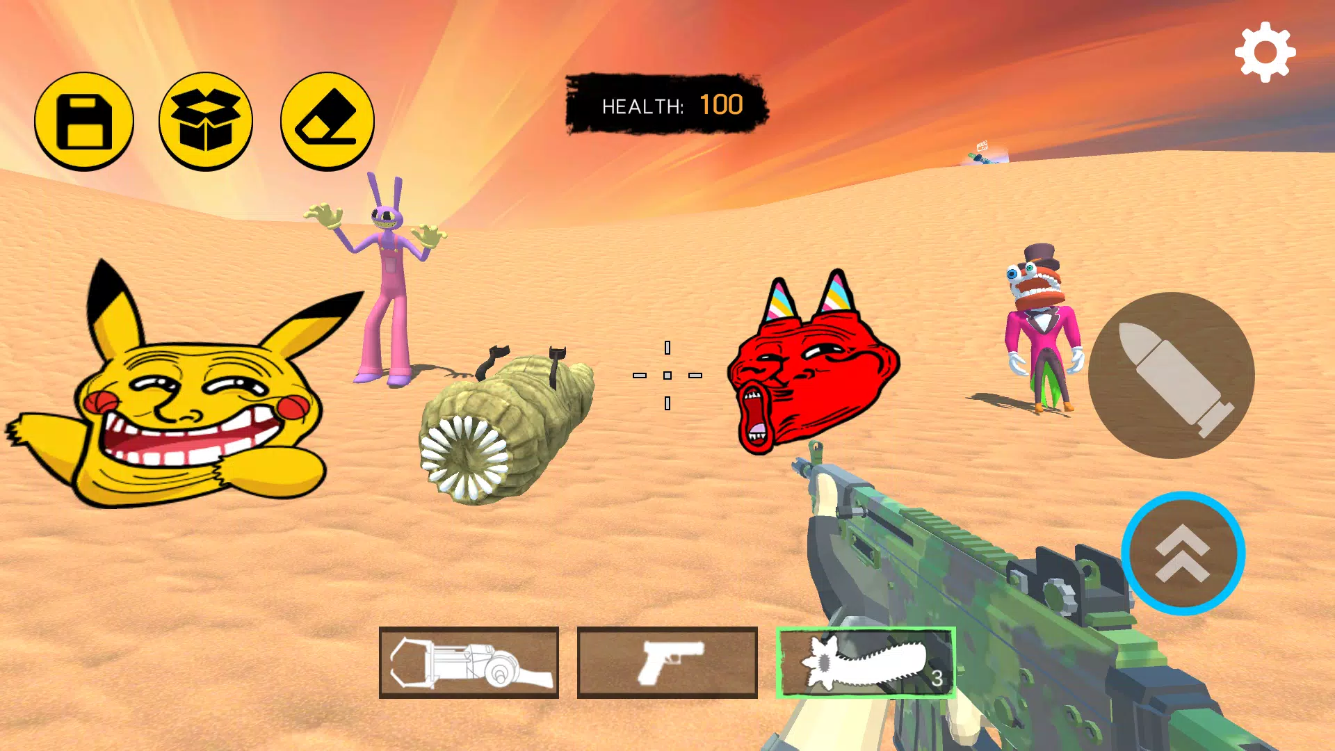 Sandbox Shooter Mods In Desert 스크린샷 0