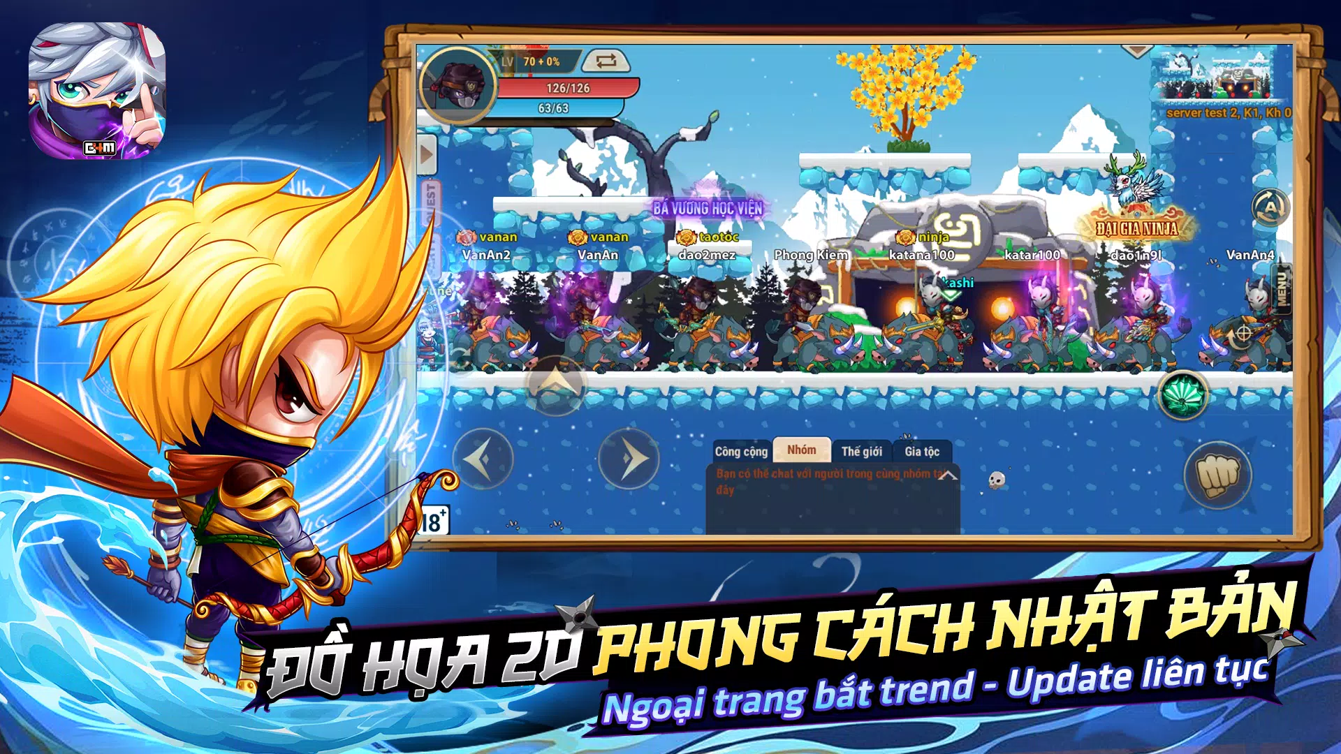 Học Viện Ninja G4M Captura de tela 1